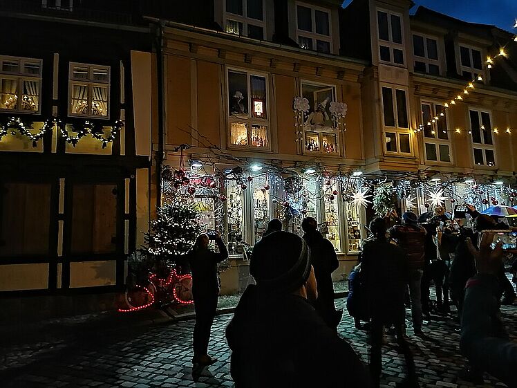 Weihnachtliche Stimmung beim "Advent in den Höfen"
