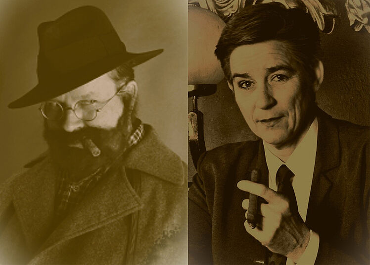 Links Zille, rechts Waldoff (Bildmontage)
