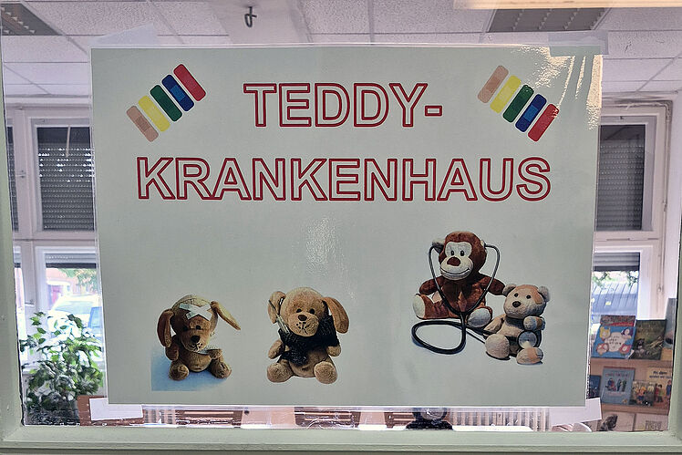 Plakat "Teddy-Krankenhaus"
