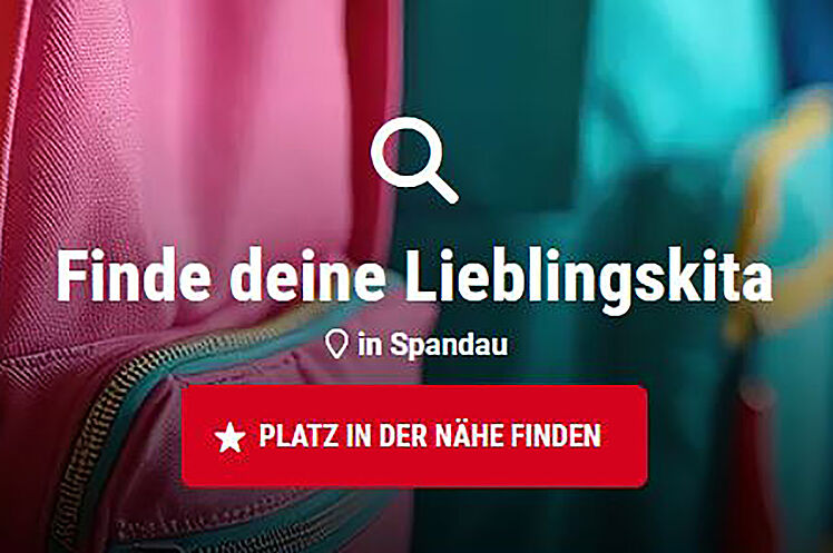 Screenshot der Website team-awo.de mit dem Text "Finde deine Lieblingskita"