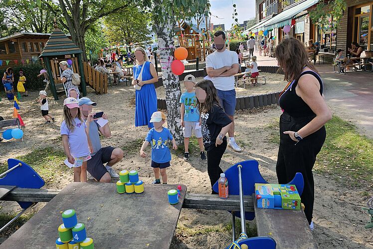 Kinderfest Dosenwerfen