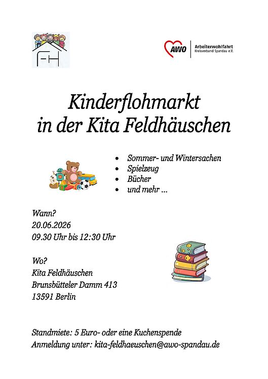 Aushang Kinderflohmarkt