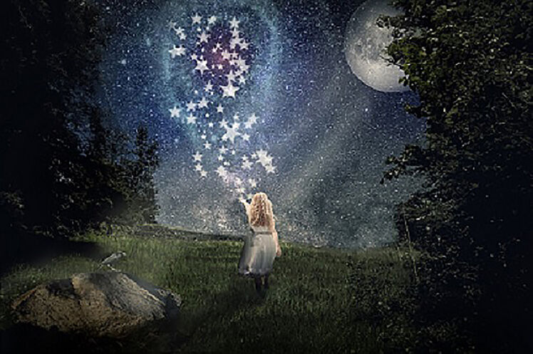 Symbolbild Märzchen: "Sterntaler" von Pixabay